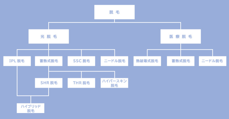 脱毛種類